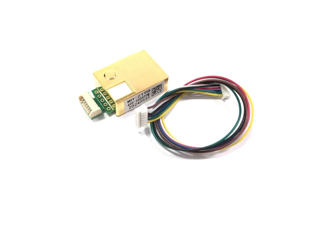 1PCS infrared carbon dioxide sensor MH-Z19C CO2 detection sensor module 0-5000ppm with cable original genuine fast delivery.