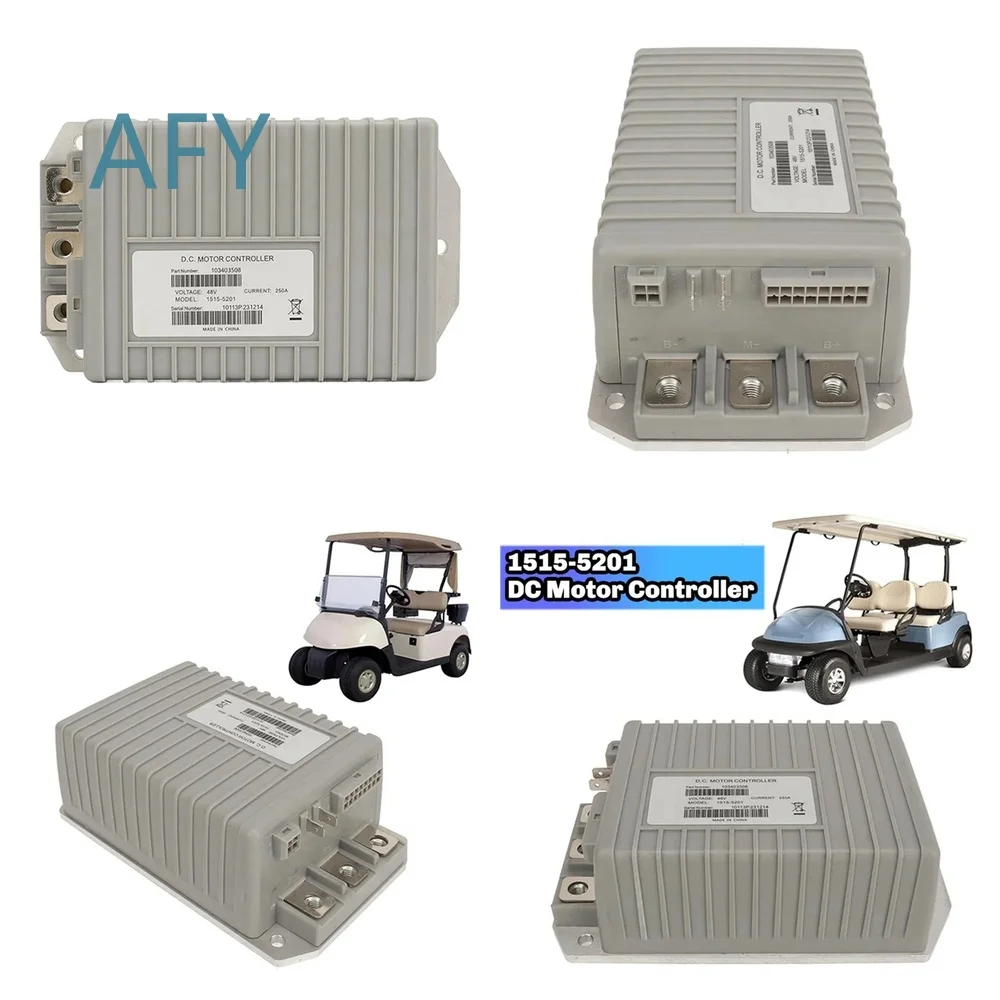 DC Motor Controller for Curtis Club Car Precedent Golf Cart 2009–2014 Electric Golf Cart Replacement 48V 250A AEA6-1515-5201