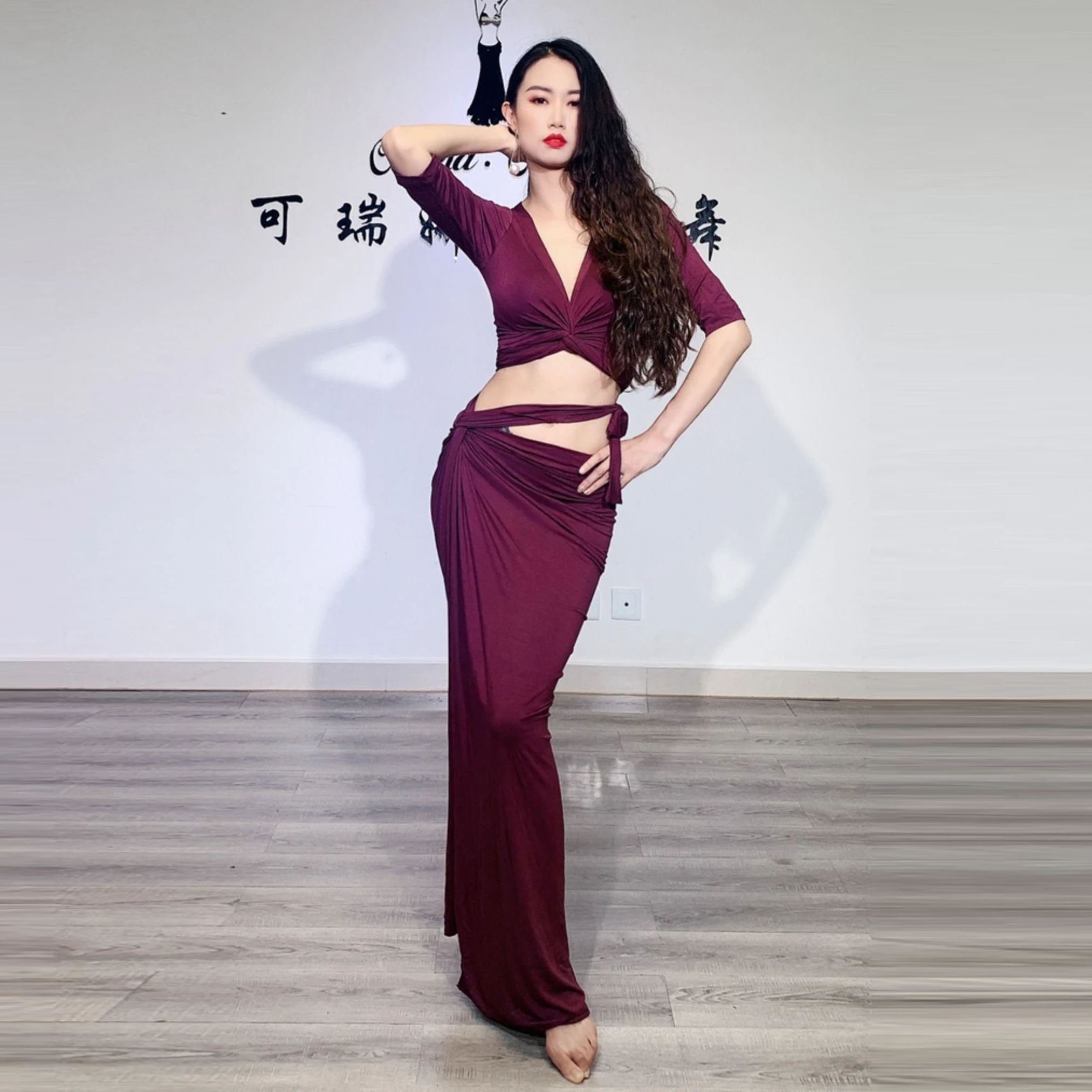 Belly Dance costume  Outfit Caderin Dancer Lessons Wear 2023 For Women Set Oriental Adult Professional Top Skirts Dress Suit