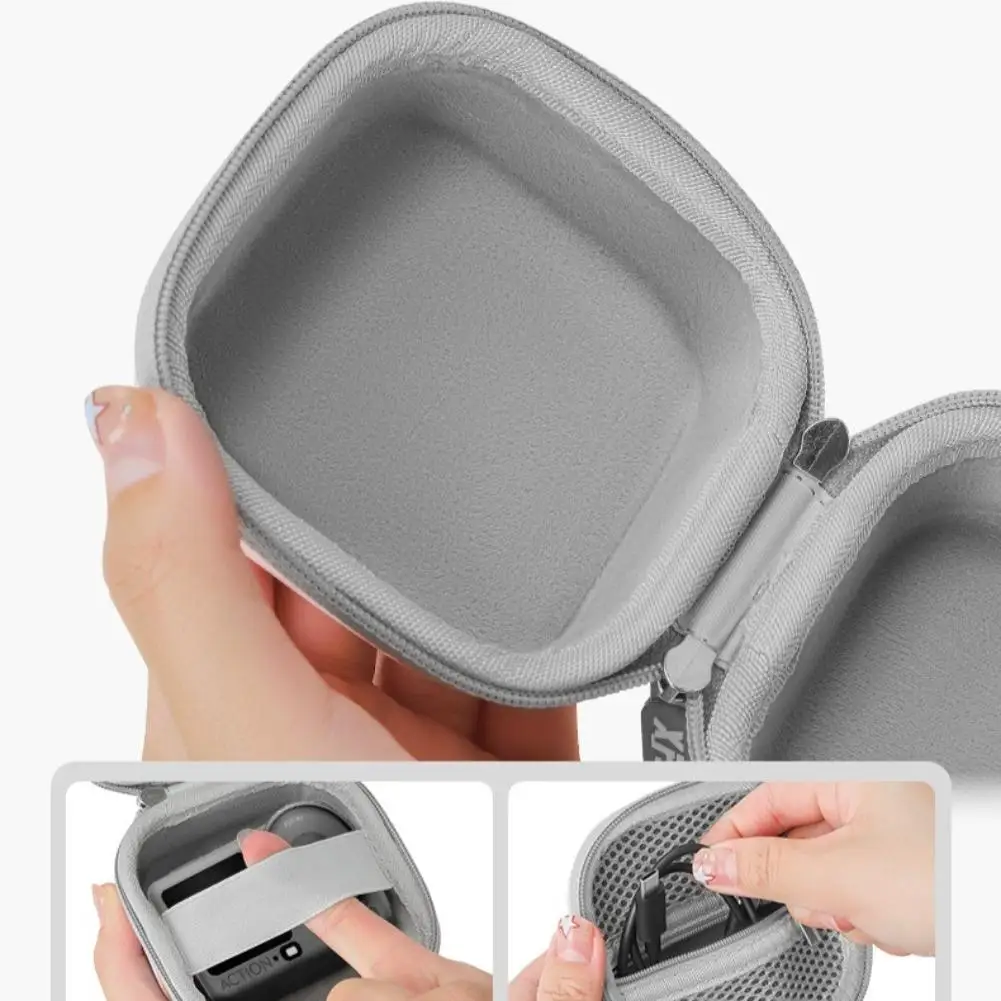 For Multi-Color Hard Shell Storage Bag for DJI Action 6 & Action 5  Macaron Accessory Box, Shadow Stone Camera Body Case Accesso
