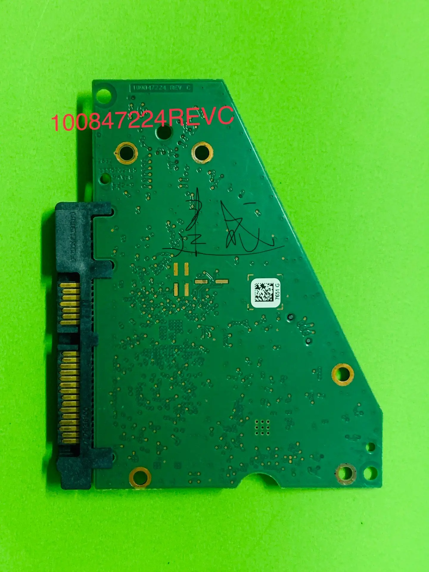 100847224 rev c / 7312G 7650 Seagate circuit board logic board