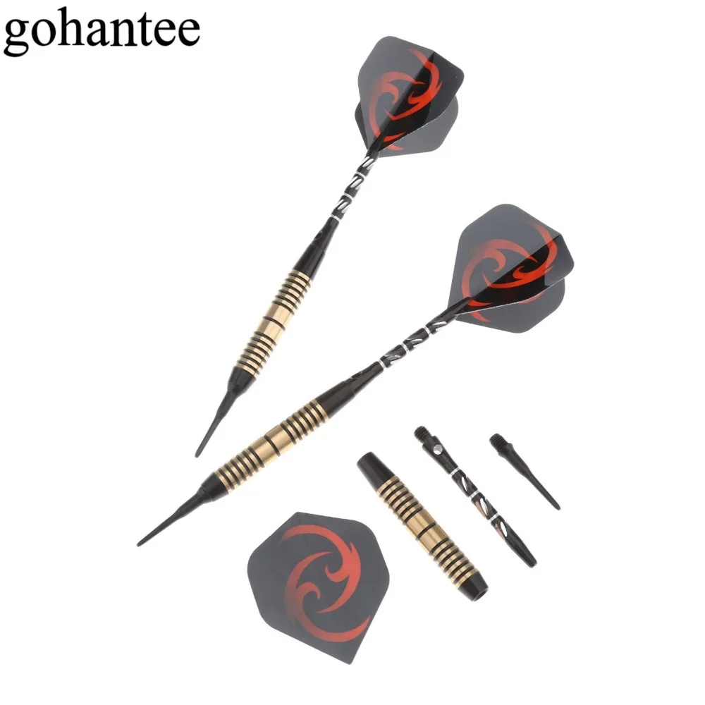 3pcs/set Professional Soft Darts 18g Electronic Dart In Red Soft Tip Darts With Aluminum Alloy Dart Shaft High Quanlity Flights