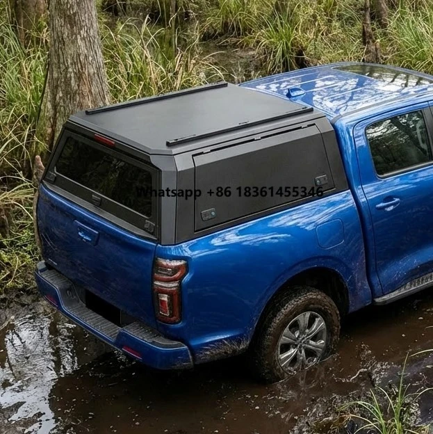 

Pickup Canopy Camper Hardtop Truck Topper Bed Cap Aluminum Alloy Canopy for GWM Poer 2020+ Canopy Camper