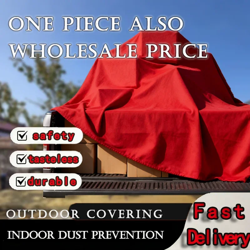 Waterproof Oxford Cloth  Tarpaulin Large Light Duty Tarp UV Resistant Rip & Tear Proof Tarpaulin Garden Rain Cover Awning Canopy