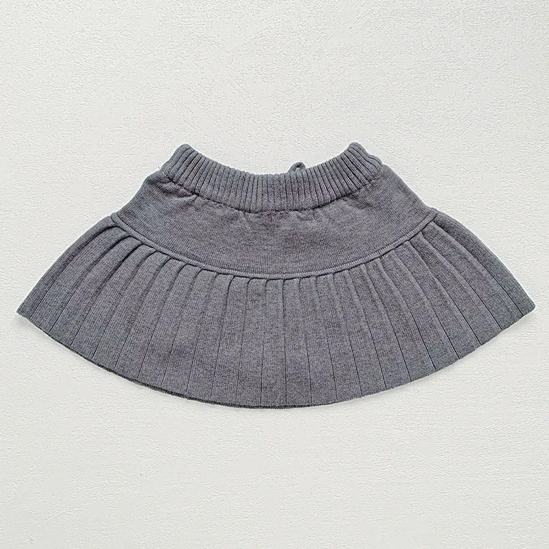 2024 New Autumn 0-4Yrs Baby Girls Knitted Shorts Kids Shorts Infant Baby Girls Solid Color Knitting PP Shorts Children Clothes