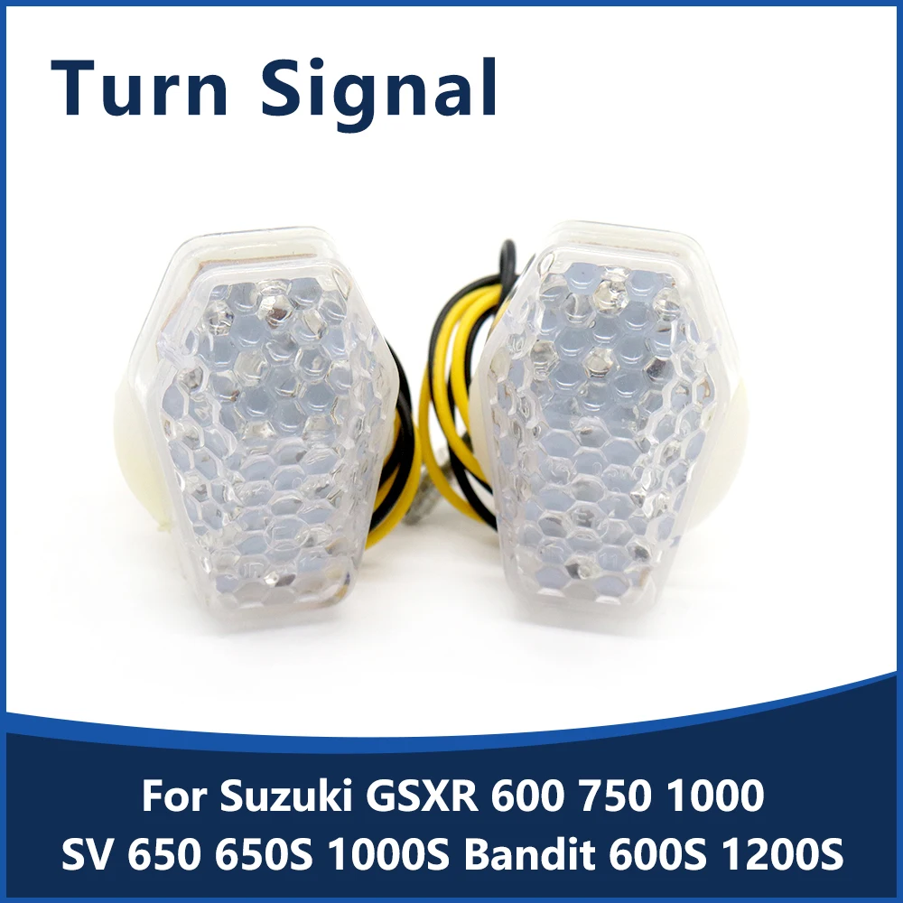 

For Suzuki GSXR 600 750 1000 SV 650 1000 Bandit 600S 1200S 1250 1250S Motorcycle LED Flush Mount Turn Signal Light GSXR750