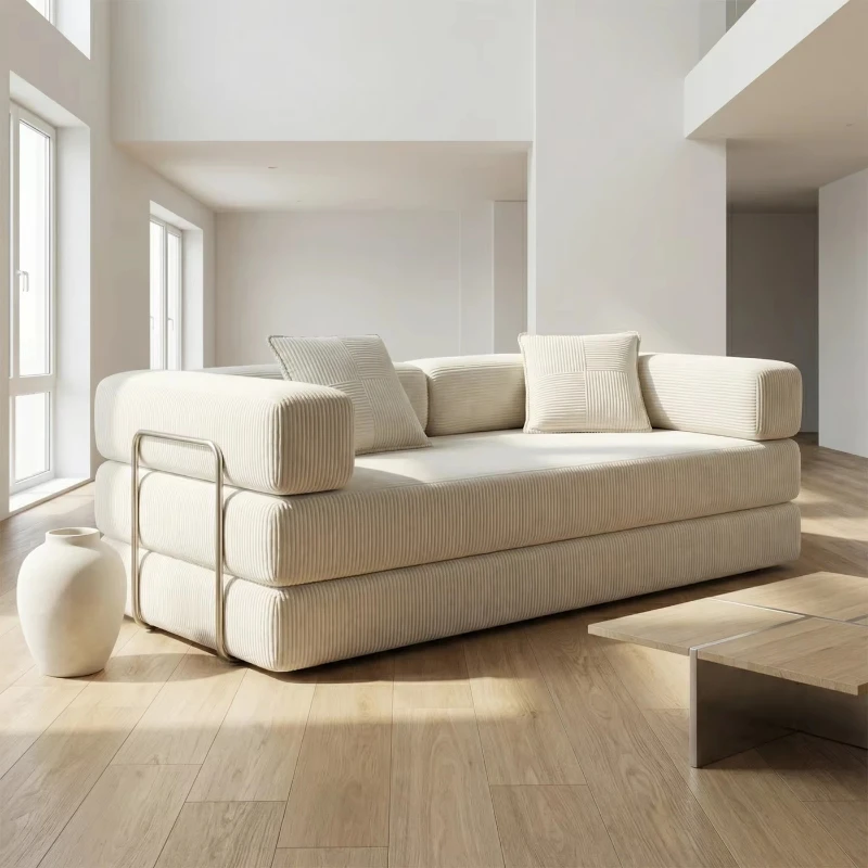 

Modern combination sofa set, modular design L-shaped luxury sofa