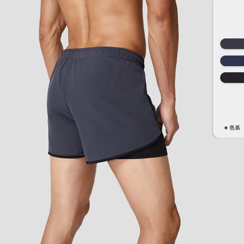 Running Shorts Men's Sports Quick-drying Basketball Fitness Track and Field Professional Marathon Training Three-point Pants