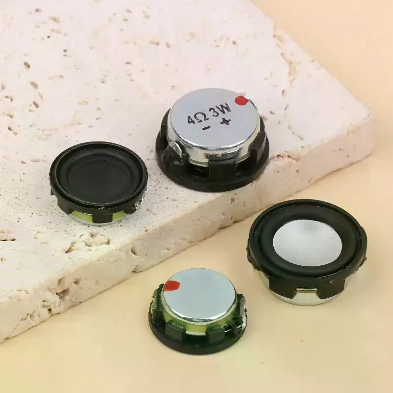 20/24MM 4 Ohm 3W Mini Sound Speakers Round Bass Speaker Home Theater Loudspeaker Portable 2Pcs DIY Speakers