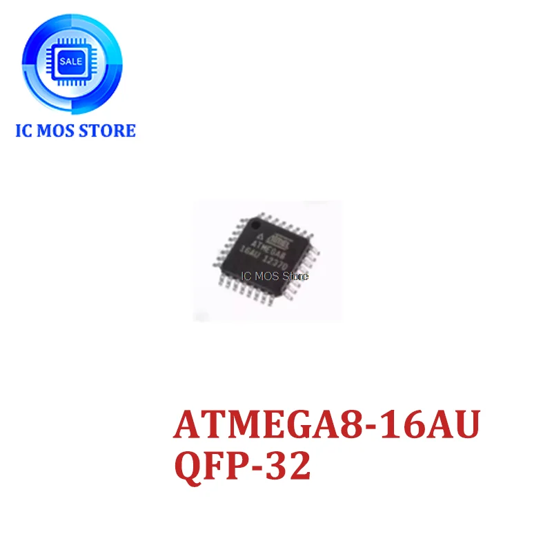 

10PCS ATMEGA8-16AU ATMEGA8A-AU ATMEGA8L-8AU ATMEGA8 16AU ATMEGA8A AU ATMEGA8L 8AU QFP-32
