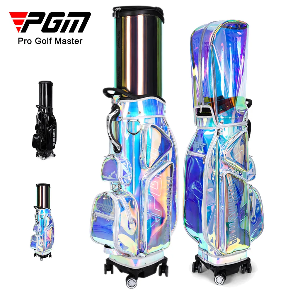 

PGM Lady Golf Telescopic Ball Package Women's Aviation Clubs Bag Waterproof TPU with Four Wheels Rain Cover QB122 Wholesale