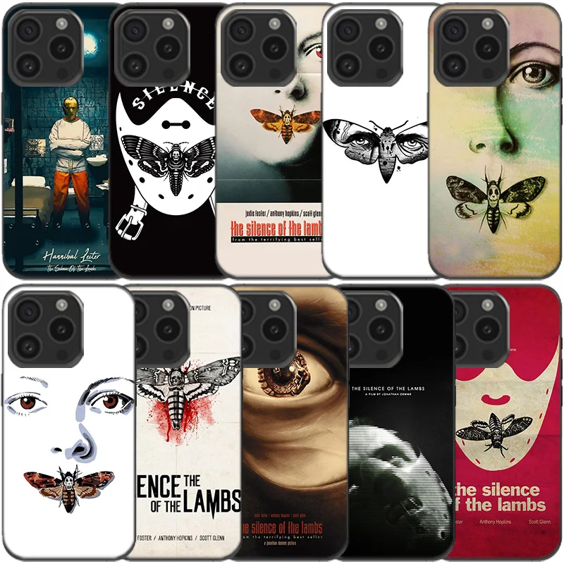 Hot Movie The Silence of the Lambs Clear Phone Case For Apple iPhone 12 13 Mini 11 14 15 16 Pro Max Cover XS MAX XR Soft