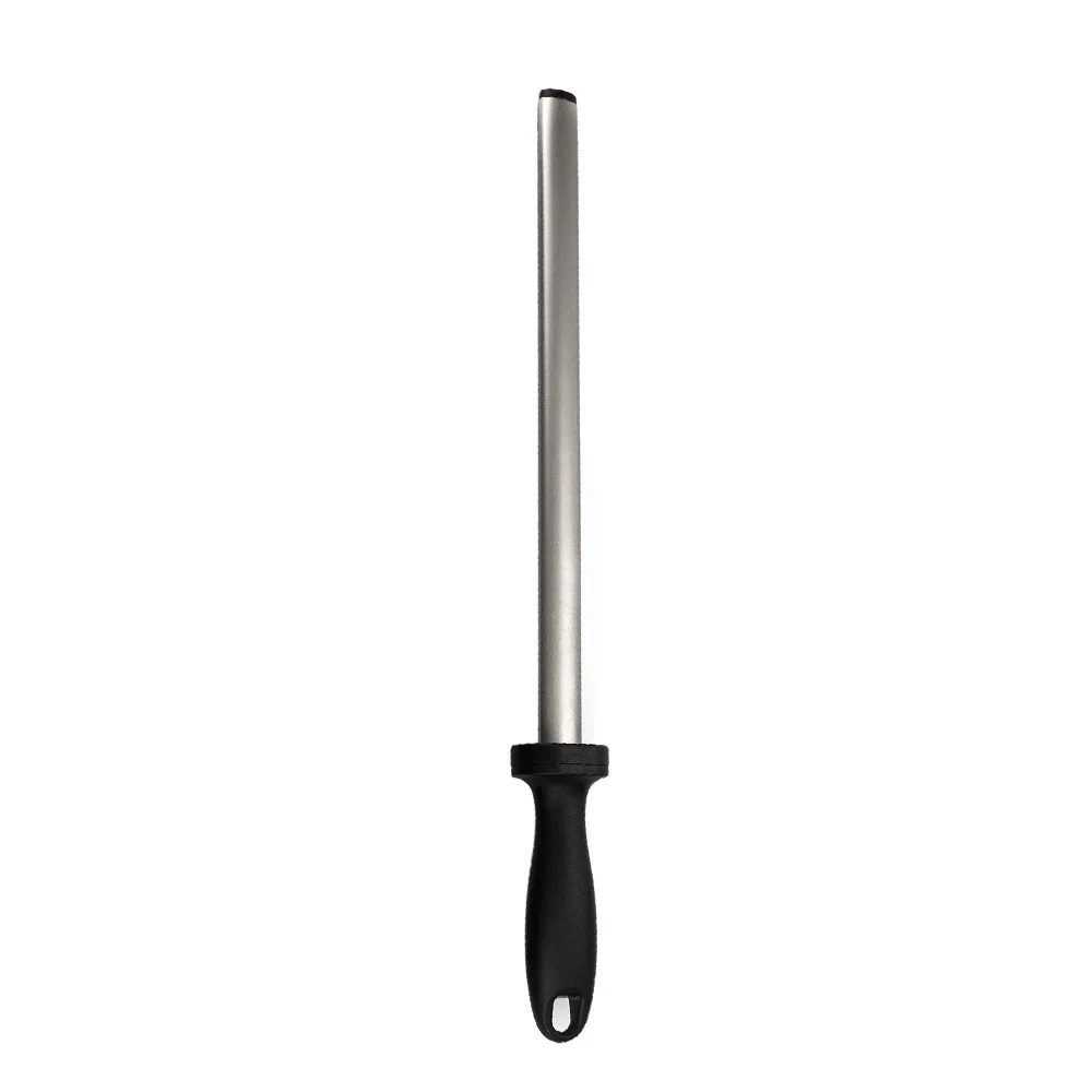 

8/10/12 Inch Kitchen Cutter Sharpener ABS Handle with Hanging Hole Cutter Sharpening Rod Flat Design Quickly Sharpening