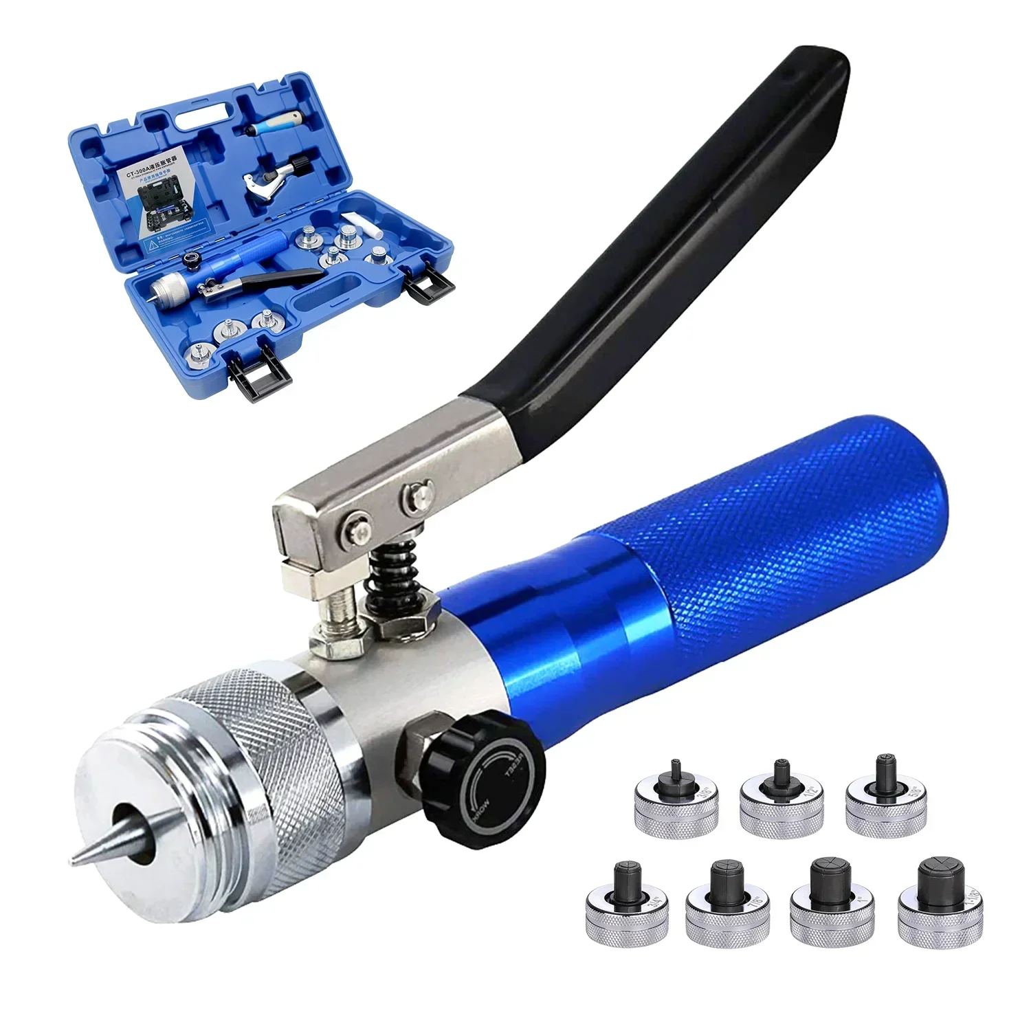 CT300A  Copper Tube Expander Hydraulic Tube Swaging & Expanding Tool Kit Range 1/2