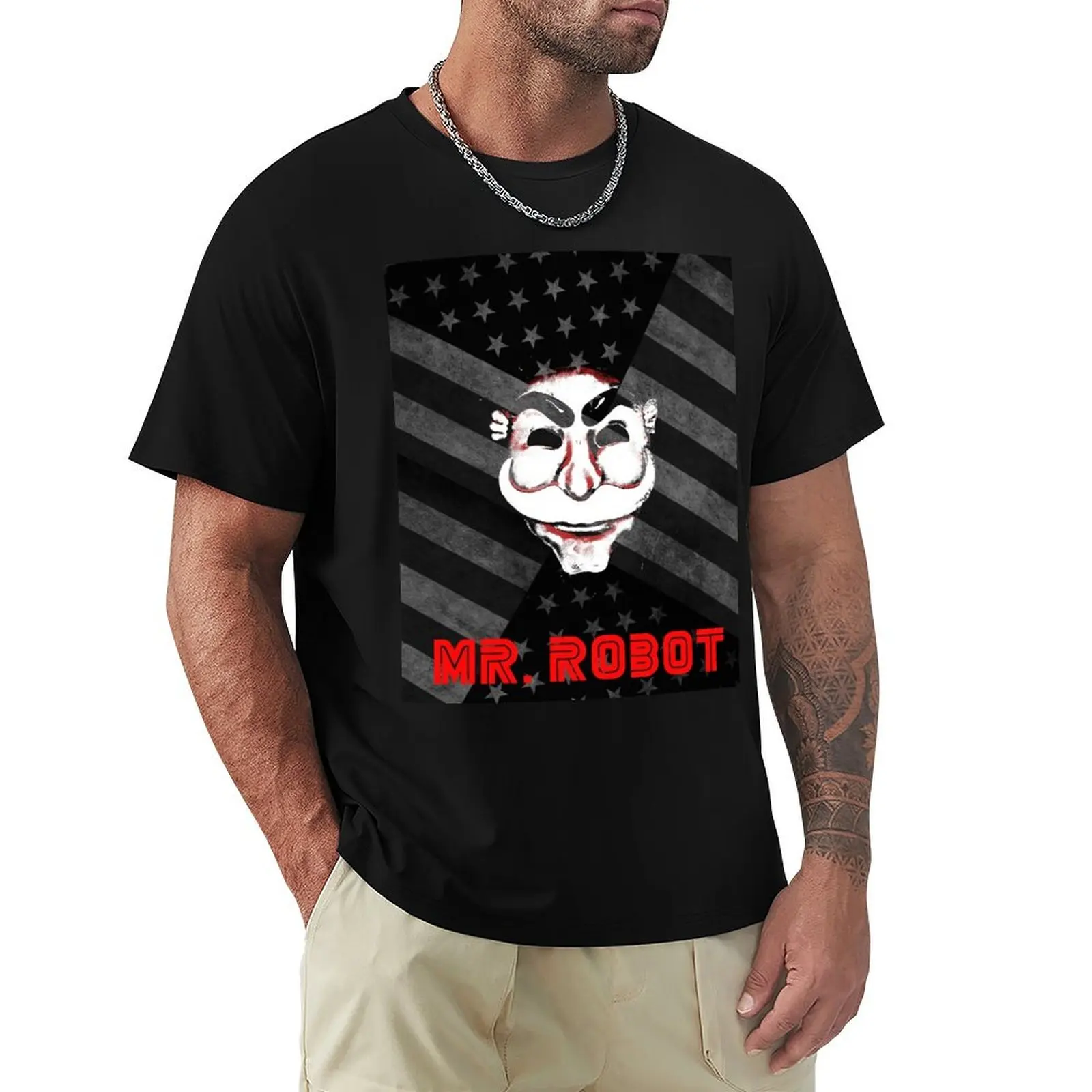 

Mr. Robot T-Shirt hippie clothes designer shirts boys whites summer clothes heavyweight t shirts for men