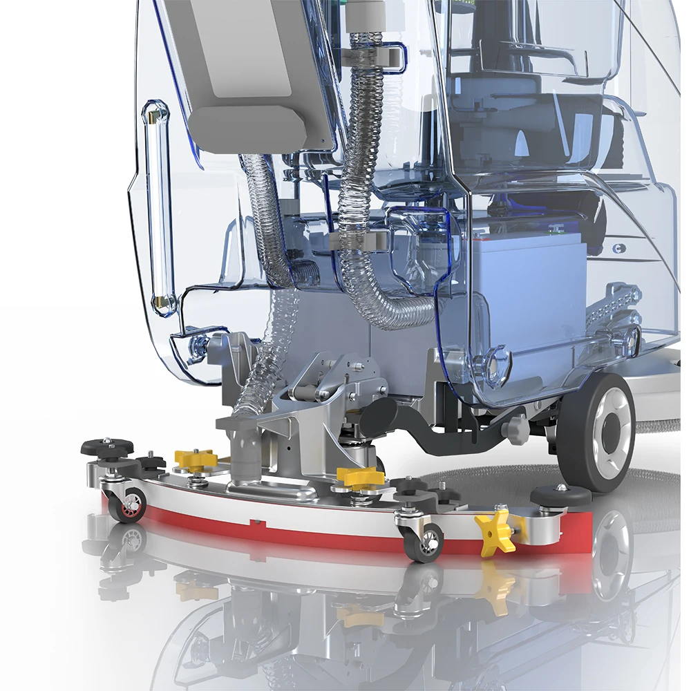 آلة تنظيف المشي الصناعية الأوتوماتيكية X55T، منظف تنظيف الأرضيات #4