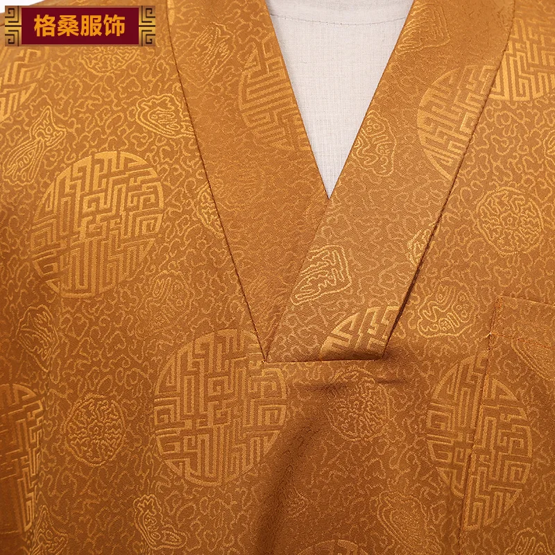 High-End Fabric Gesang Lama Clothing Gown Lay Buddhist Clothes New Breathable Cotton Vest