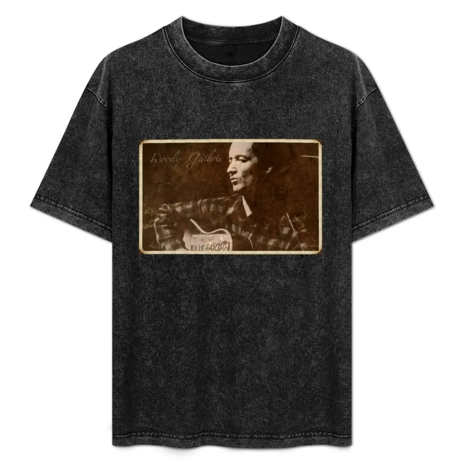 

Woody Guthrie T-Shirt man clothes oversize t-shirts man Funny t-shirts plain t shirts men