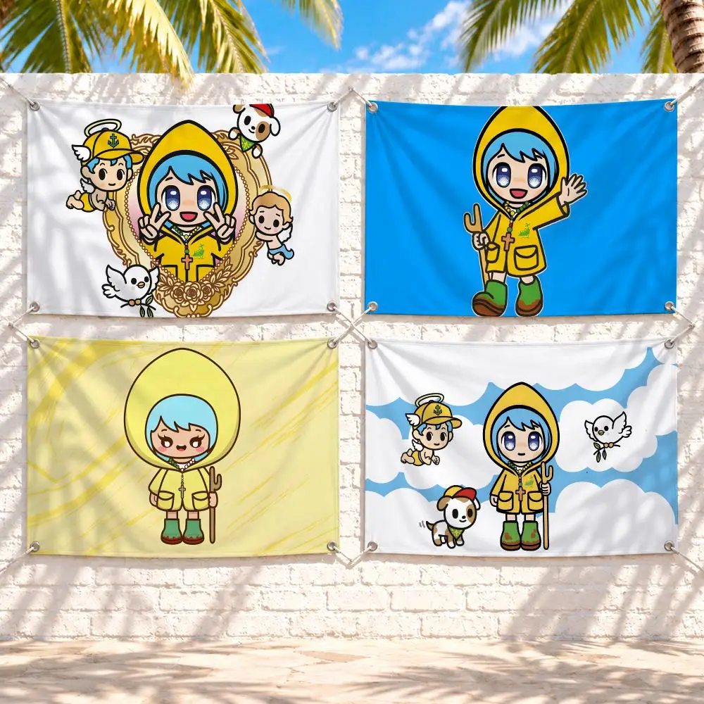 Light Vatican L-Luce Masco Flags Tapestry Decorative Suitable For Outdoor Camping Family Parties And Garden Walls Gift