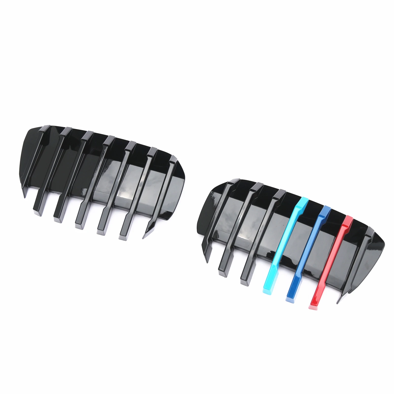 

2pcs Racing Grills For IX3 2022 Front Kidney Grille Multicolor Style Car Upper Bumper Hood Mesh Radiator Air Vent Cover Grid