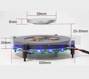 Heavy Magnetic Levitation Bare Metal Module Magnetic Levitation Movement Potted Plant Maglev Exhibition Stand Maglev Speaker