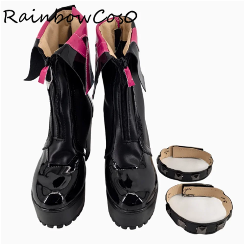 Yvonne Arknights: Endfield Cosplay Shoes Boots Game Anime Party Halloween RainbowCos0 W5000