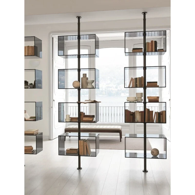 

Modern light luxury indomitable shelf living room acrylic multi-layer display shelf creative office screen bookshelf