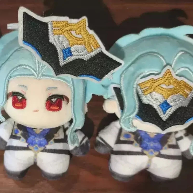 Doujin Merch Genshin Impact Dottore 10cm Nunu Body Cotton Doll Printed Body Plush Toy Cute Mini Chibi Plushie Collectible Gift
