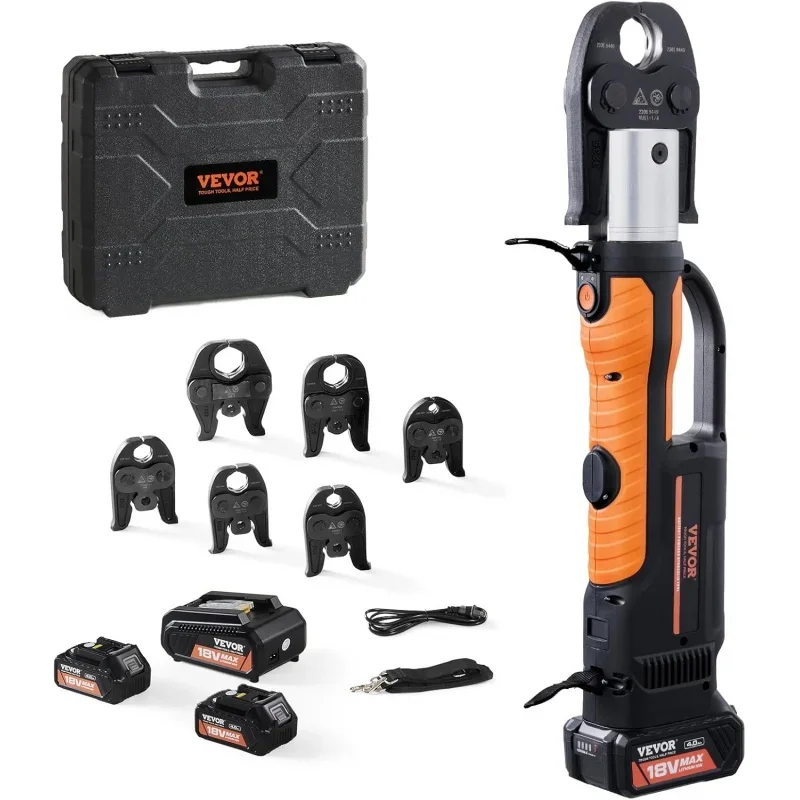 Pro Press Tool,18V Electric Pipe Crimping Tool for 1/2