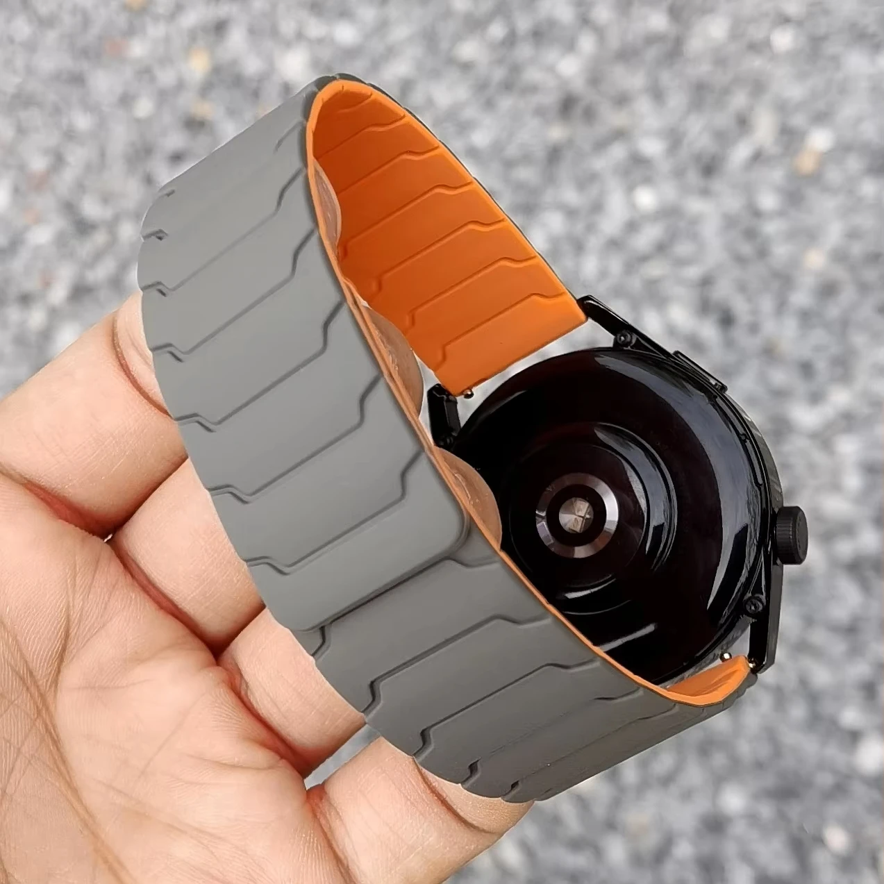 22 مللي متر حزام سيليكون مغناطيسي لساعة هواوي GT 6 Pro/GT 5 Pro GT6 GT5 GT4 GT3 GT2 سوار لساعة هواوي 5/4/3Pro معصمه