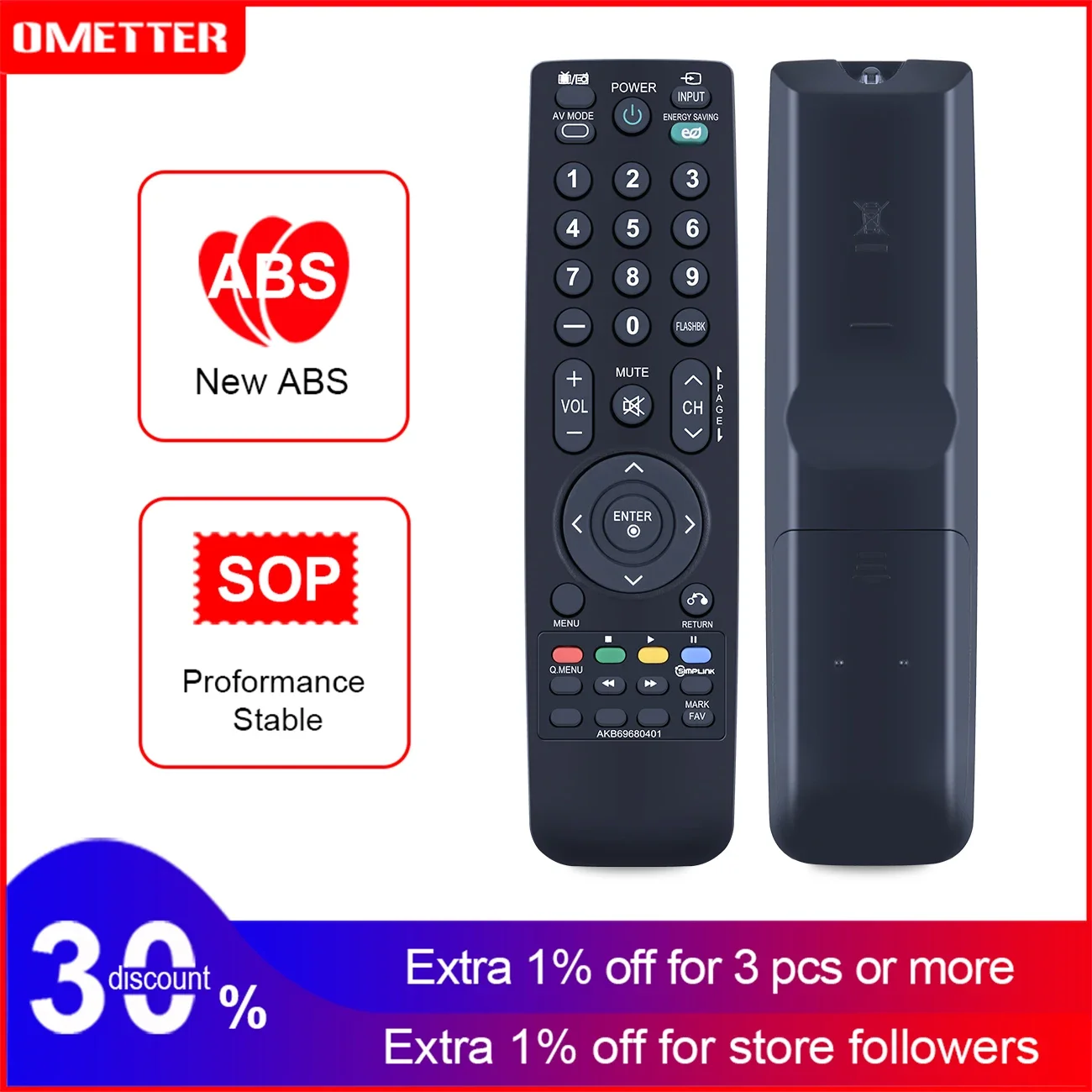 Accoona AKB69680403 AKB69680438 AKB69680401 Remote Control for L G Smart TV 32LG2100 32LH2000 32LH3000 32LD320 42LH35FD 42PQ20D