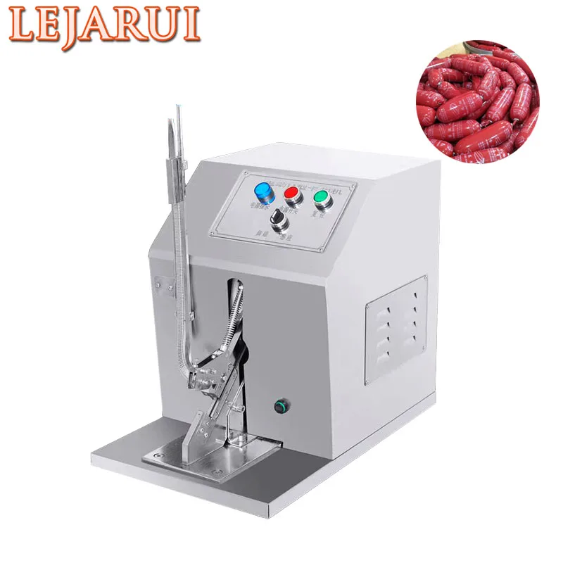 Automatic Ham Sausage Buckling Machine Double Row Buckle Net Bag Sealing Machine Electric Bread Sausage Buckling Machine