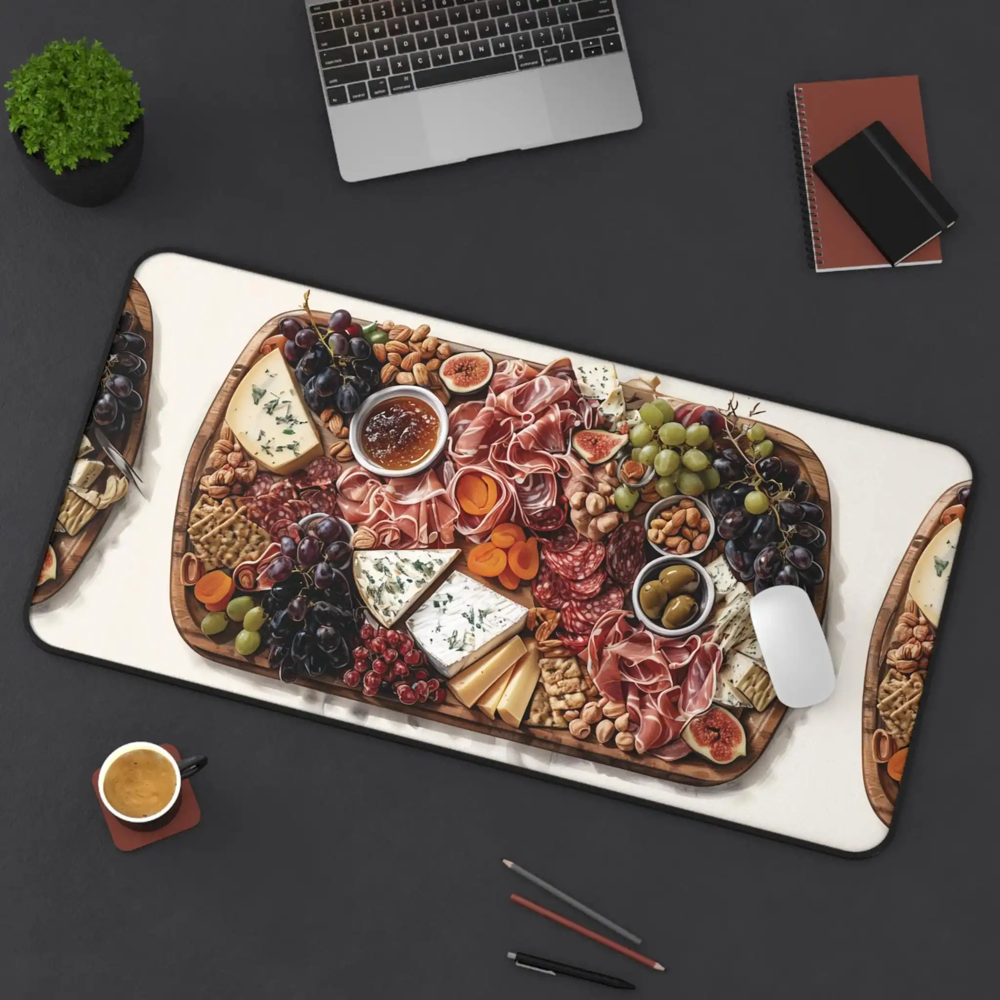 

Charcuterie Platter Desk Mat, Perfect for Home Office,cheese Lover Gift,office Accessory,work From Home, Unique Gift for Foodies