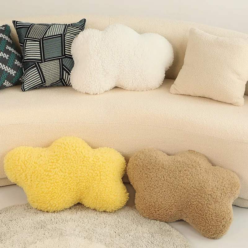 Bedside Pillow Living Room Cute Decoration Gift Home Cloud Pillow Nordic Ins Sofa Bedroom Cushion Offoce Chair Cushion