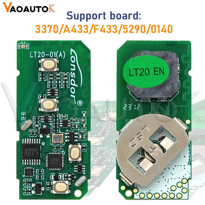 Universal Smart Remote Key Lonsdor LT20-01EN Keyless for Toyota Prado RAV4 Corolla Camry for Lexus ES IS LS 4D Chip 312-434Mhz