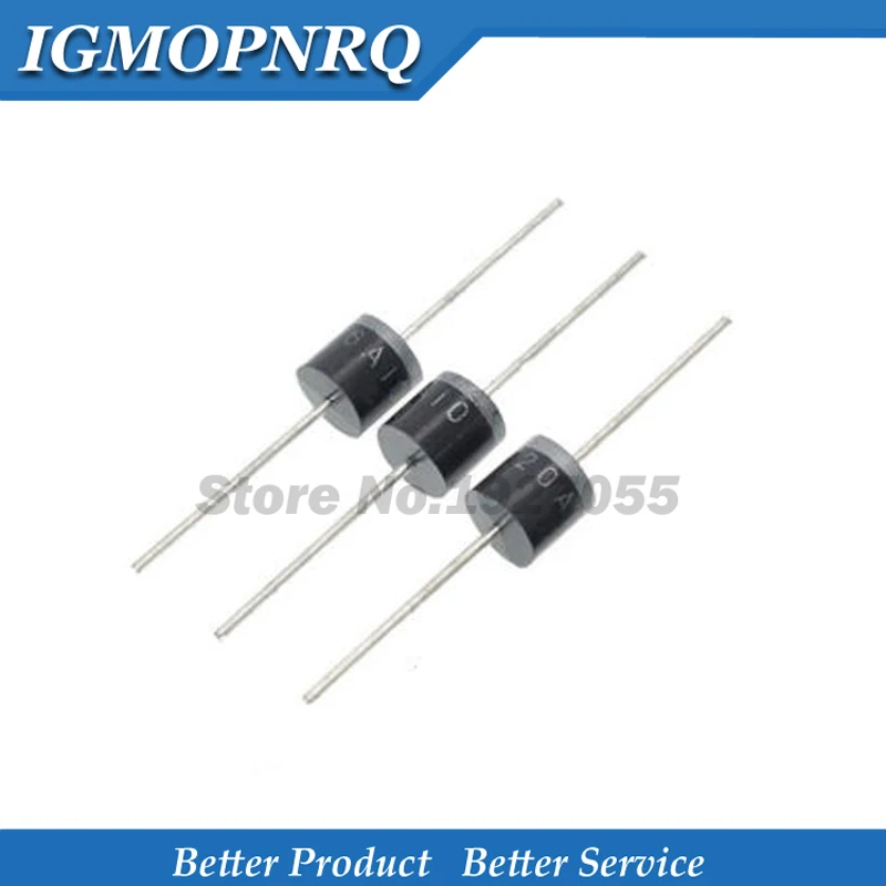 10PCS 6A10 10A10 20A10 R-6 DIP 6A 10A 20A 1000V Electrical Axial Rectifier Diode new