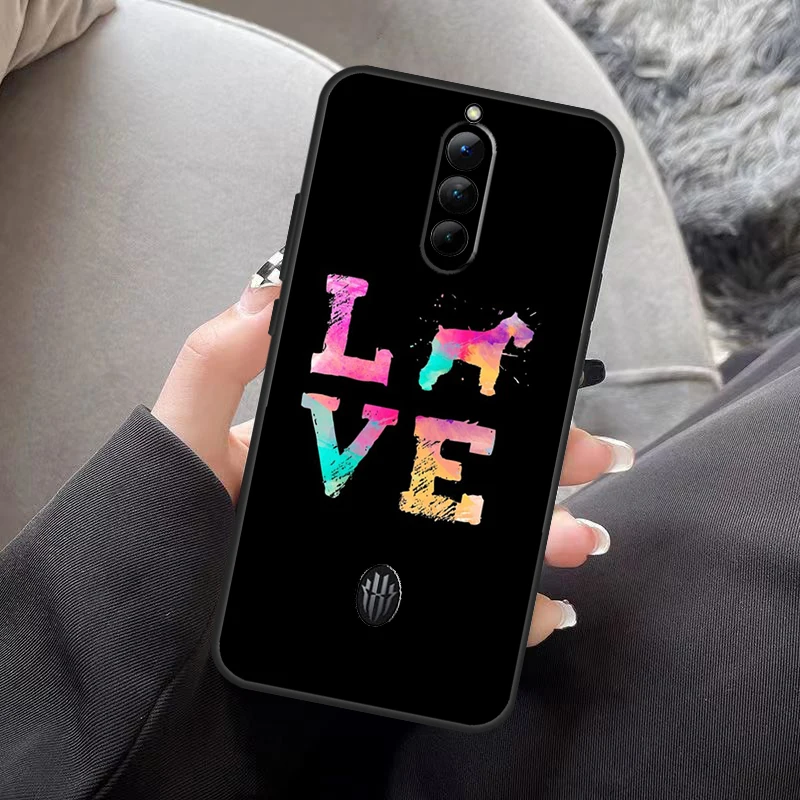 Lovely Dogs Schnauzer Case For ZTE Nubia Red Magic 10 9 8 8S 9S 10S 11 Pro Plus 5G 6R 6 7 6S 7S Pro 10 Air Cover - view 4