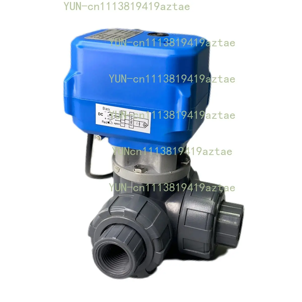 NEW TM0 Series Electric Actuator, Gear Motor, 3-Way DC9-36V, for UPVC/PVC Ball Valves, Control Valve