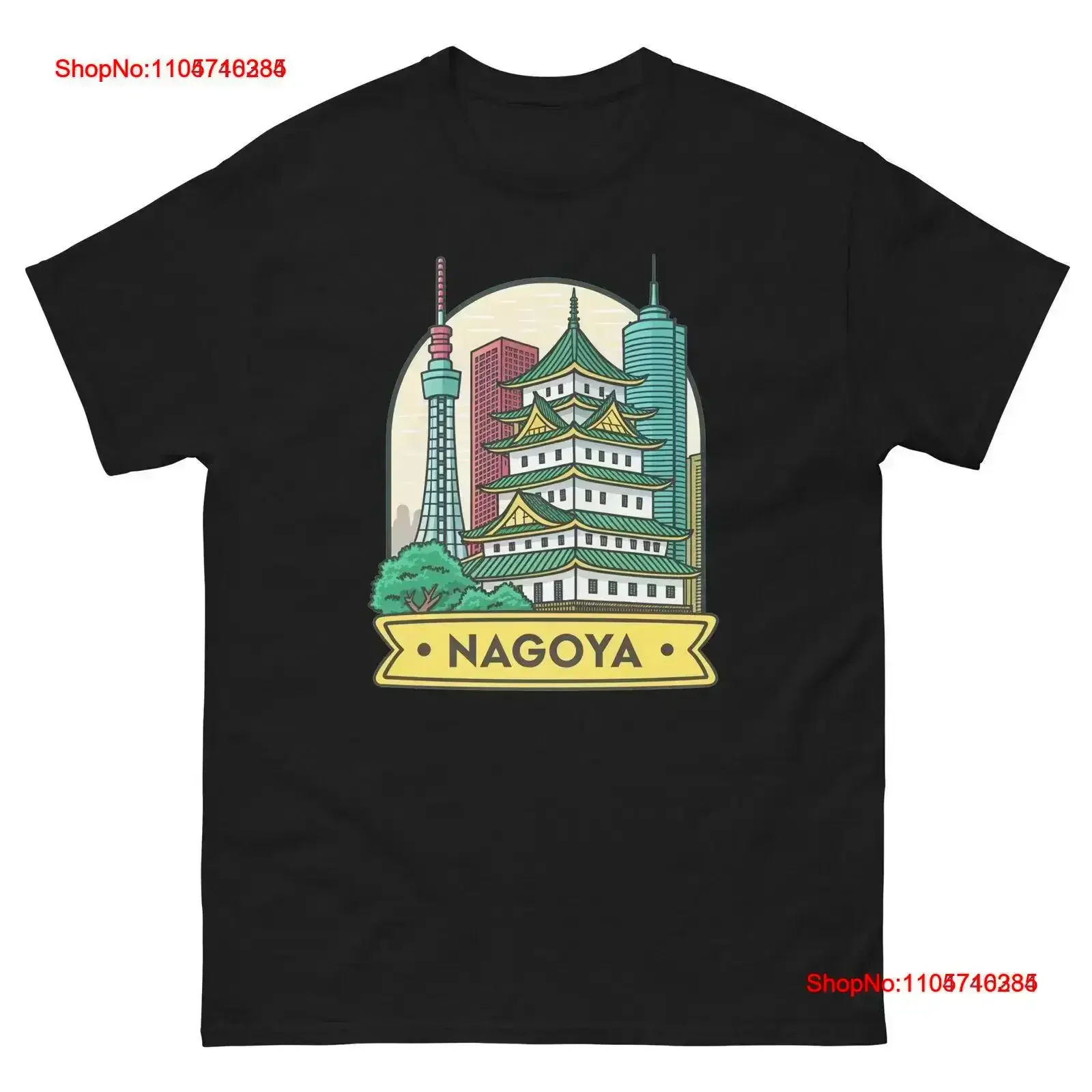 Nagoya World Travel Urban Area City T Shirt vintage Washed Comfortable homme graphic Breathable fashion Stretched Soft Stylish