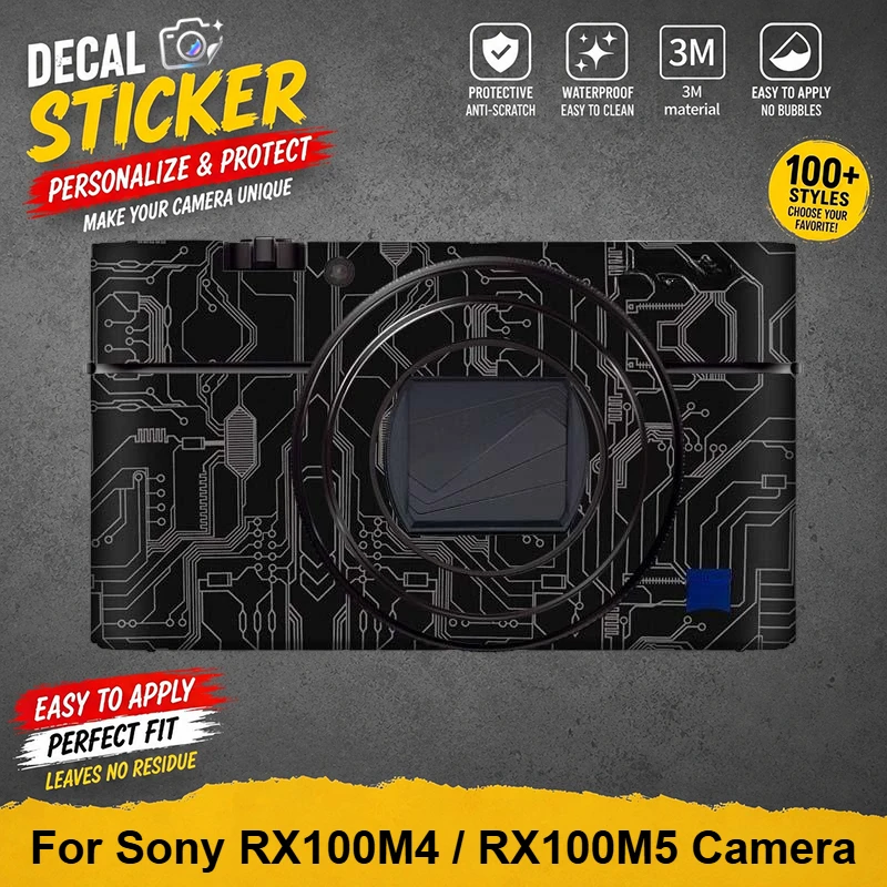 PrizMo Skin RX100M4 RX100M5 RX100M5A Camera Sticker Coat Wrap Protective Film Body Protector Skin For Sony RX100V RX100IV RX100V
