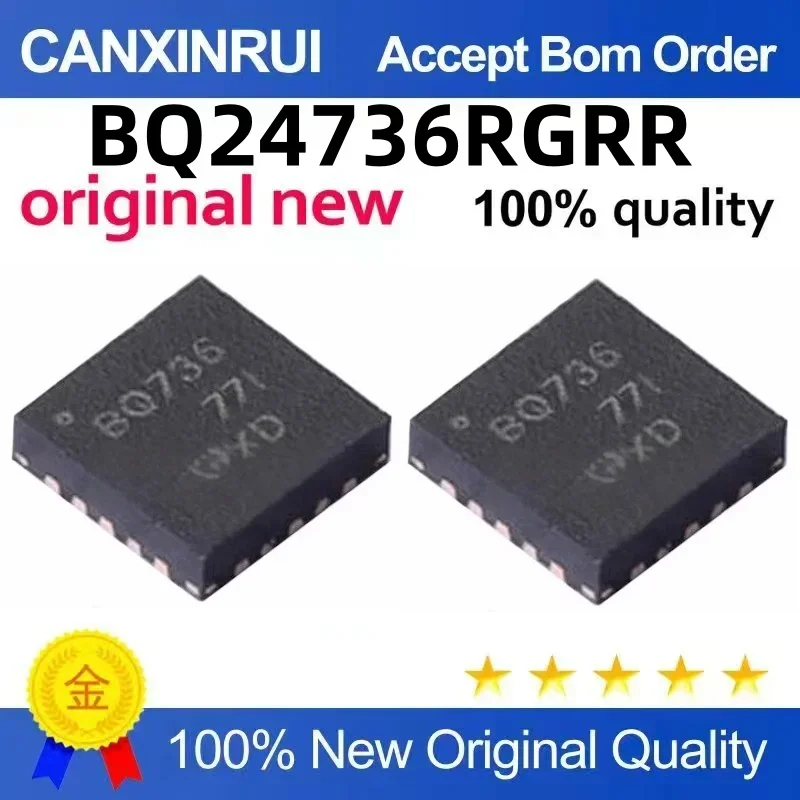 (5-100 pieces) New original BQ24736RGRR BQ24736 BQ736 QFN20 charging controller chip