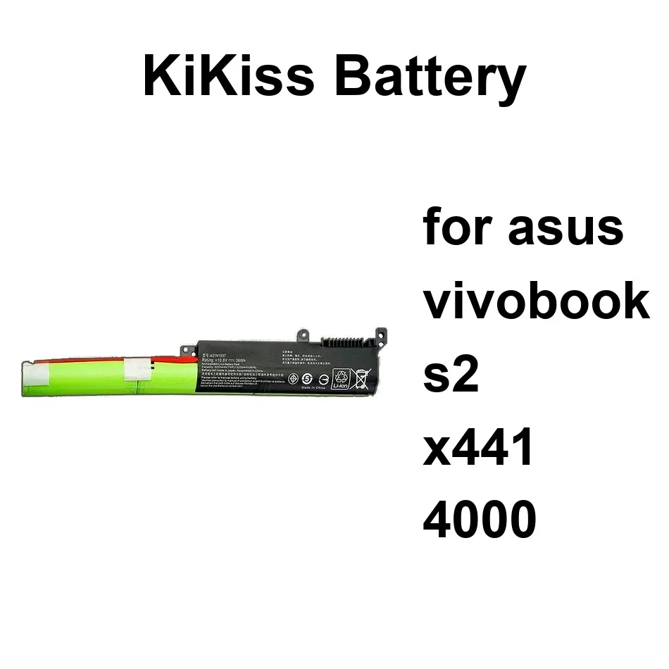 

Аккумулятор для ноутбука, надежное питание B31N1732 C21N1408 A31N1537 3200-3653 мАч для Asus Vivobook S2 X441 4000