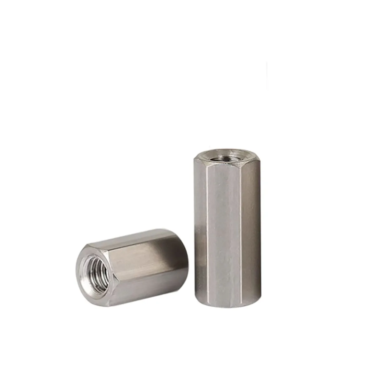 304 Stainless Steel Two-Way Through-Hole Extended Hexagonal Nut Column M2M2.5M3M4