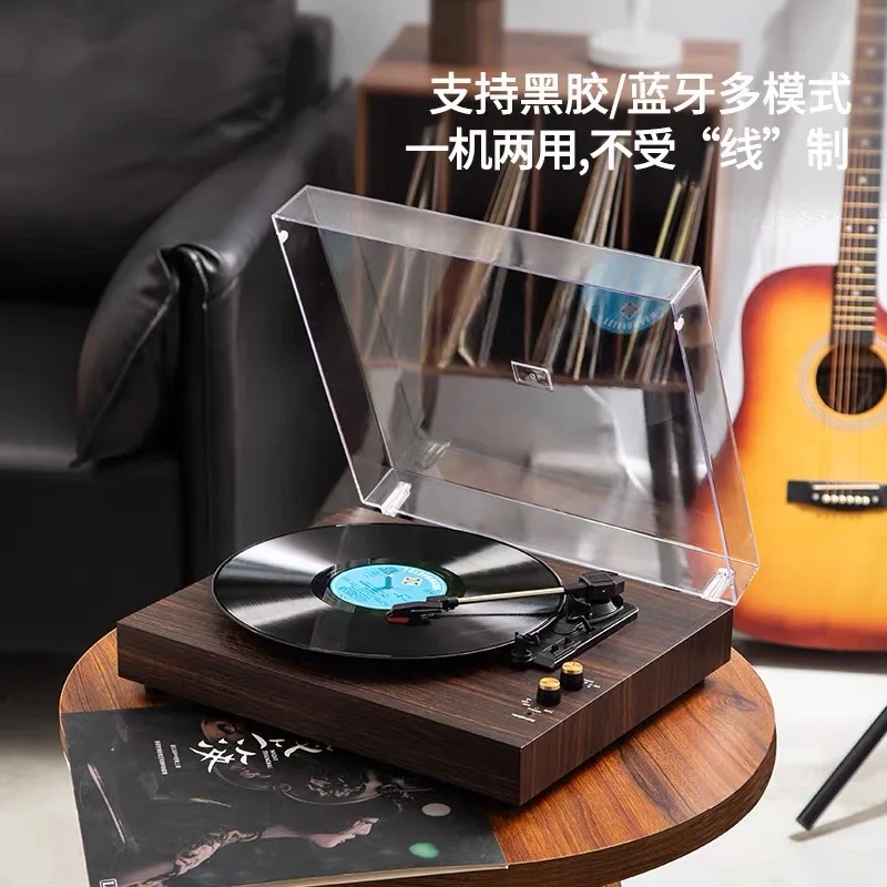 

New cross-border record player bluetooth phonograph stereo retro old vinyl record player gift birthday gift