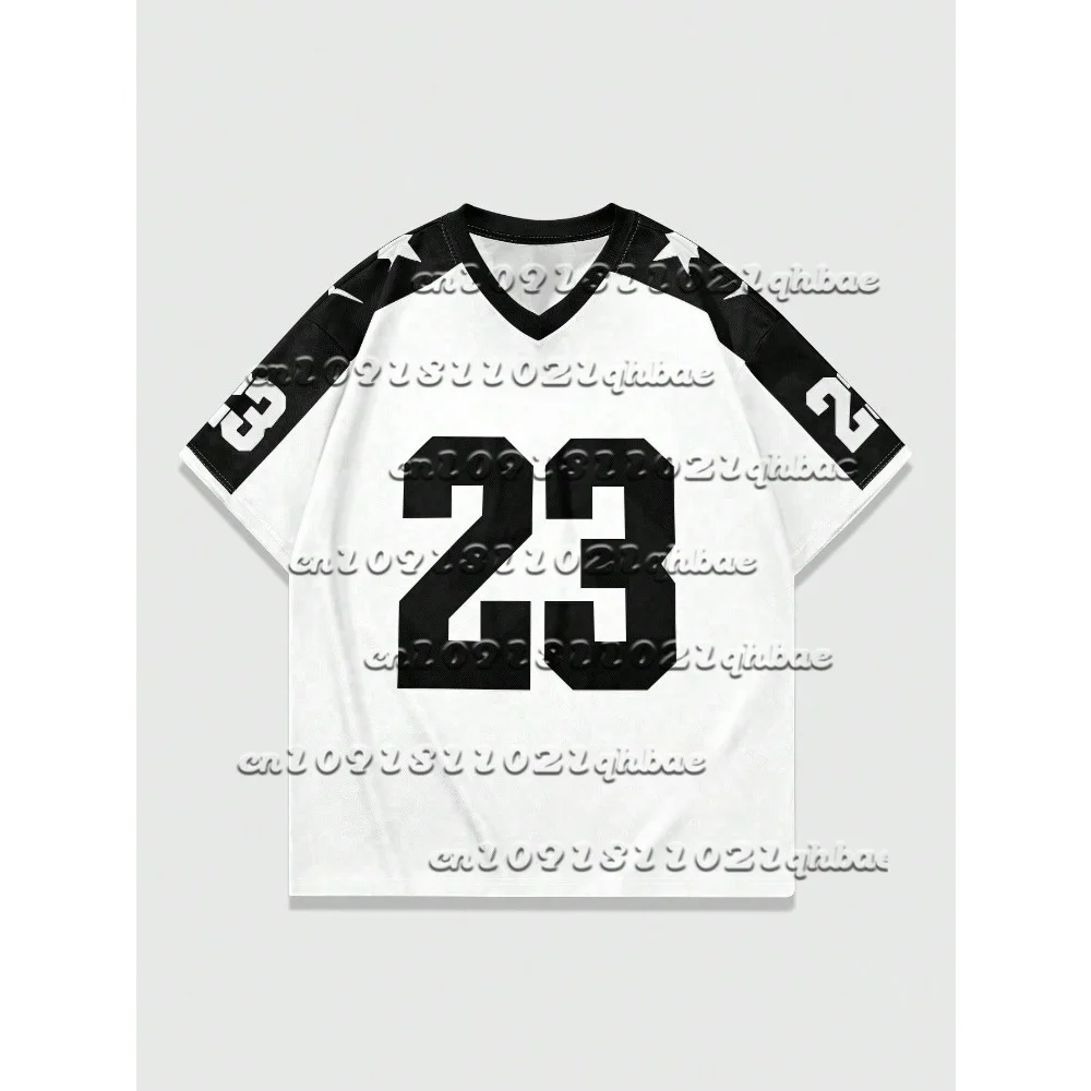 

ROMWE MEN Prep Men's Short Sleeved Football Casual Style Quick Drying 3D Printed Sportswear Motorcycle Suit