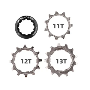Sunshine-Single Walcide Cassette Wheel, free wheel adapter, cassette cog, 12, 8, 9, 11, 12, 13t, 10v 6 Main Sales Cassette 10V - №5