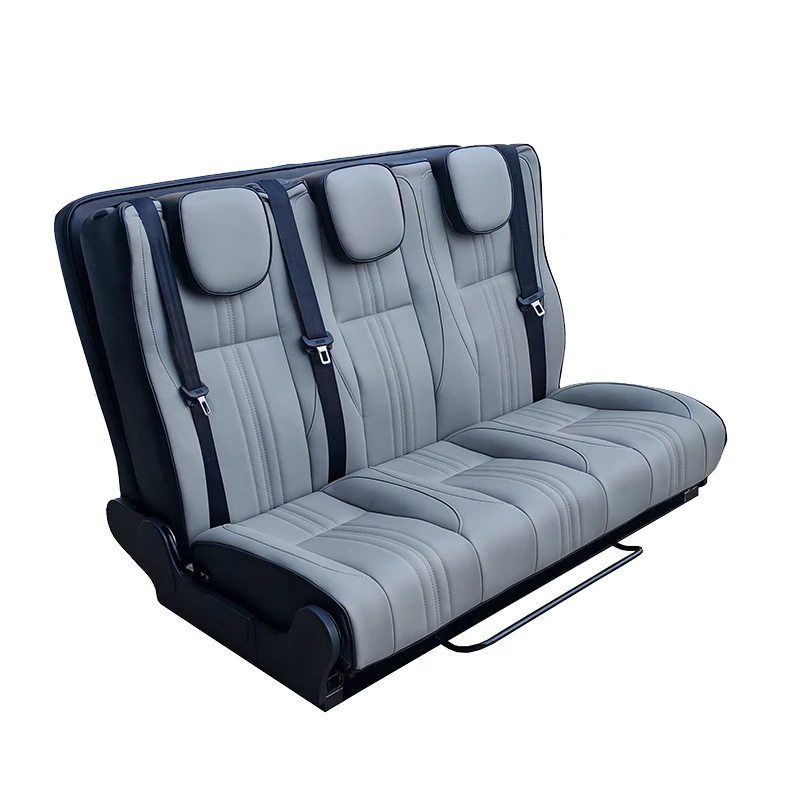 

RV Swivel Seat, Camper Rock Roll Bed Transit Sprinter Conversion Kits Multifunctional 3 Person Seats Convert Into Bed