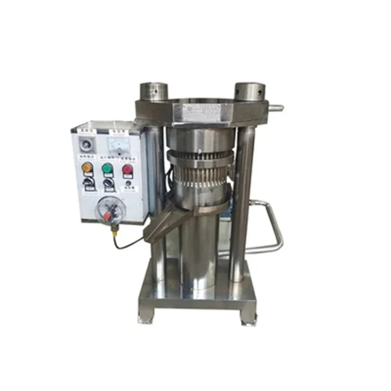 Automatic Cocoa Butter Hydraulic 2.2Kw Machine 150kg/h Oil Press Cooking Niger Seeds