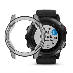 TPU Protector Case Silicone Cover For Garmin Fenix 7 7S 7X 6 6S 6X Pro Sapphire Bezel Ring Anti Protective Frame