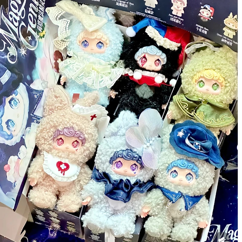 

Подлинная серия Liite Lita Magic Genie, виниловая плюшевая глухая коробка, милая кукла, модная игрушка, украшение для рабочего стола, фигурка, загадочная коробка, кавайный подарок